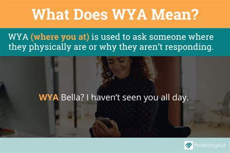 what does wya mean in text|hwy meaning.